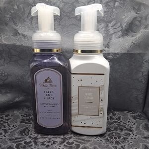 Bath&BodyWorks White Barn Fresh Cut Lilacs and White T-Shirt Foaming Hand Soap